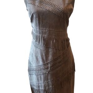 Gorgeous Vintage Elie Tahari suede fringe dress- original cost $1398